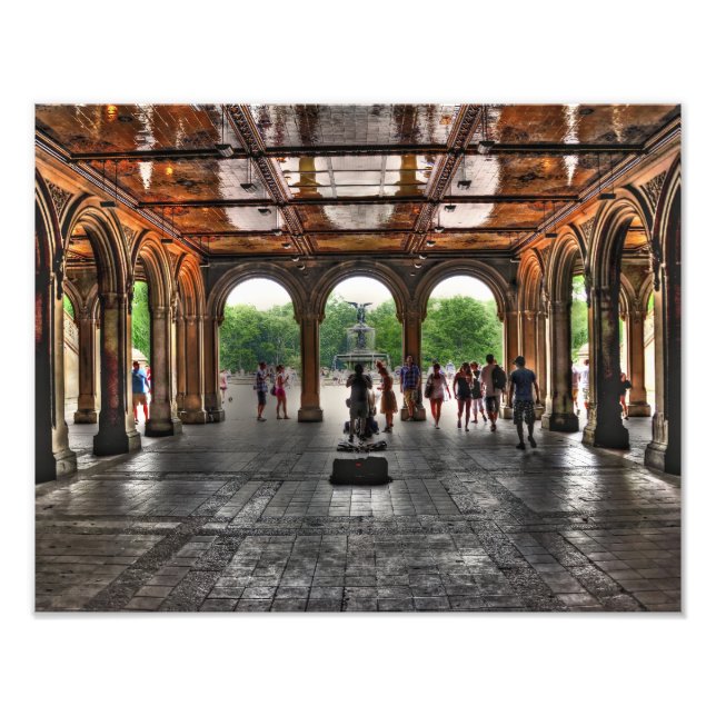Bethesda Fountain and Promenade Photo Print (Front)