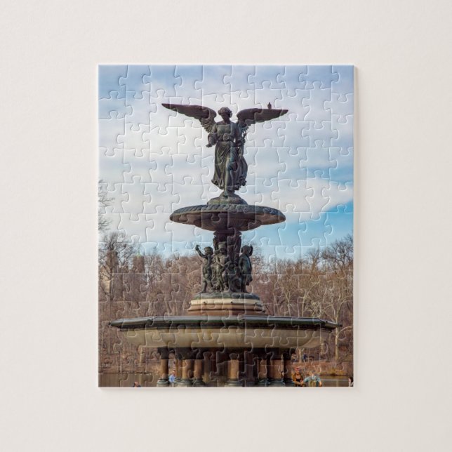 Bethesda Fountain, Central Park, NYC Jigsaw Puzzle (Vertical)