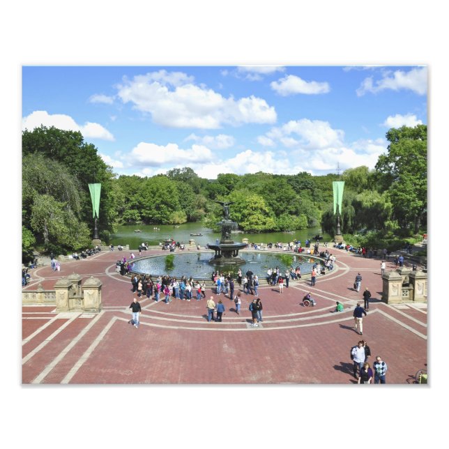 Bethesda Fountain in Central Park NY Photo Print (Front)