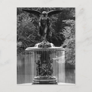 Bethesda Fountain in Central Park Photo Postcard