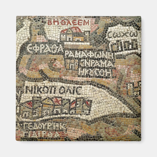 Bethlehem, detail from a map of Jericho Magnet (Front)