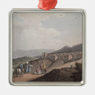 Bethlehem in Palestine, View of the Principal Part Metal Tree Decoration