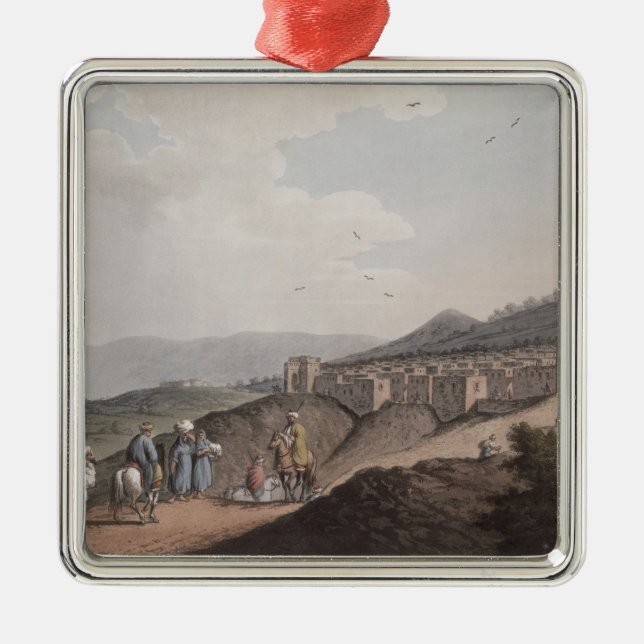 Bethlehem in Palestine, View of the Principal Part Metal Tree Decoration (Front)