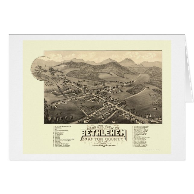 Bethlehem, NH Panoramic Map - 1883 (Front Horizontal)