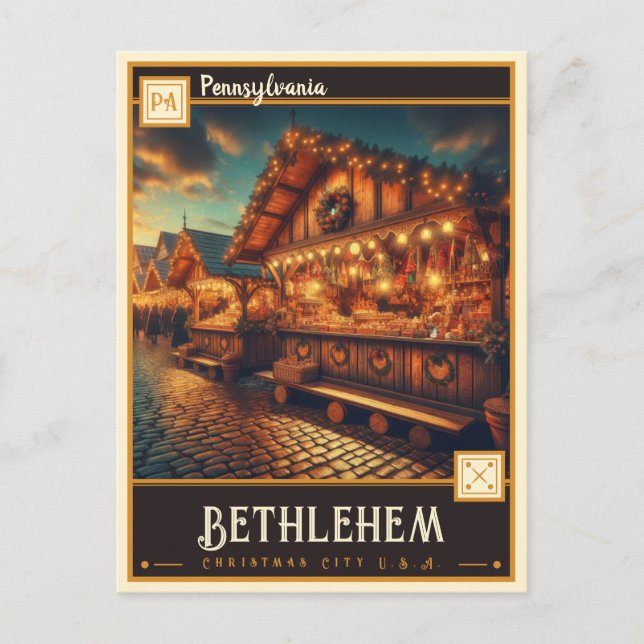 Bethlehem, Pennsylvania | Vintage Postcard (Front)