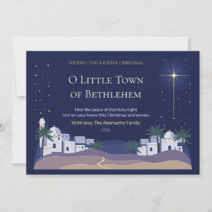 Bethlehem Pilgrim Family Christmas Card