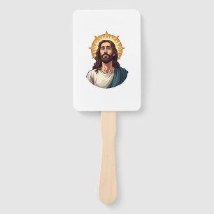 Bethlehem Star Christ Vintage Engraving Shirt 2 Hand Fan