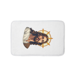 Bethlehem Star Christ Vintage Engraving Shirt Bath Mat