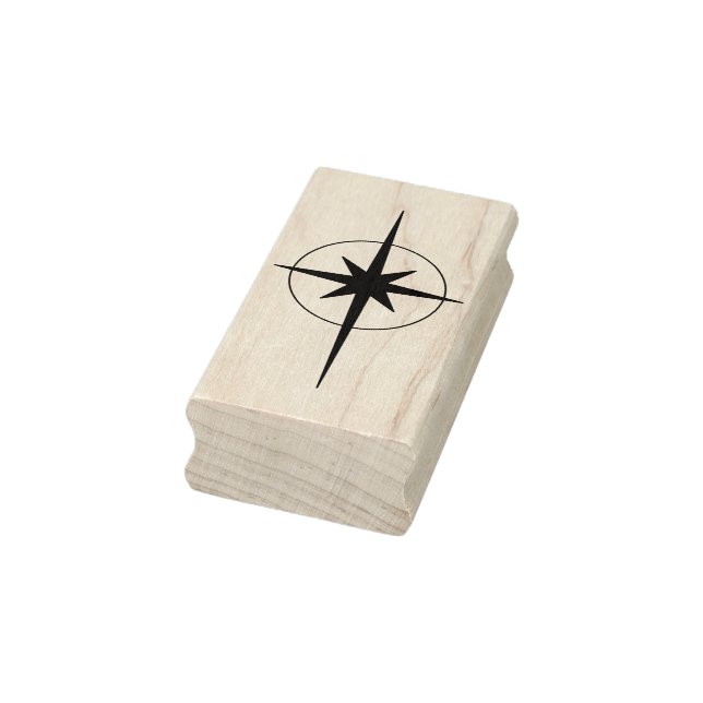 Bethlehem Star Christmas Rubber Art Stamp (Stamp)