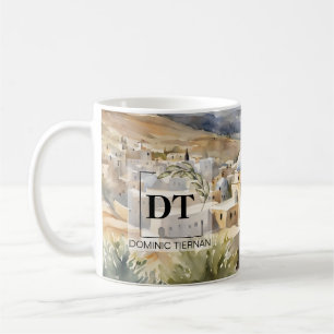 Bethlehem Watercolor Mug – Timeless Holy Land Gift