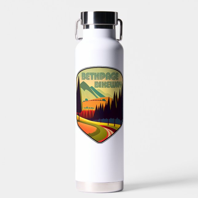 Bethpage Bikeway Colours Water Bottle (Front)