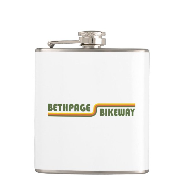 Bethpage Bikeway Hip Flask (Front)