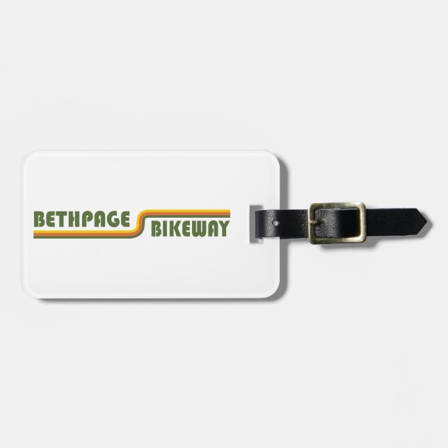 Bethpage Bikeway Luggage Tag (Front Horizontal)