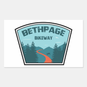 Bethpage Bikeway Rectangular Sticker