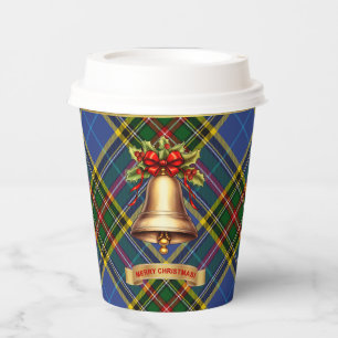 Bethune Personalised Tartan Christmas Paper Cups
