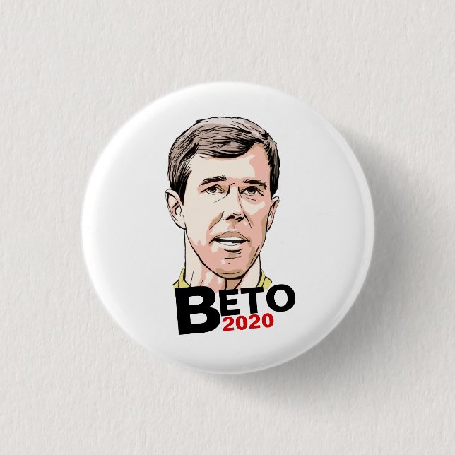 Beto 2020 3 cm round badge (Front)