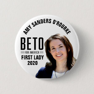 BETO 2020: Amy for Frirst Lady 6 Cm Round Badge
