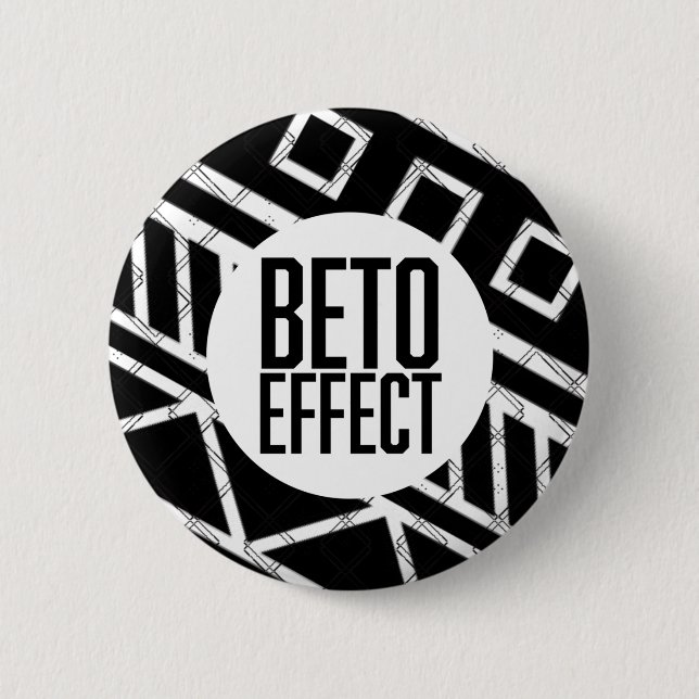 Beto Effect Tribal Round Button (Front)