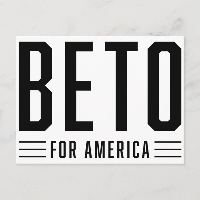 Beto For America Postcards #1 (Front)