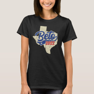 Beto for Governor 2022 Texas Vintage Distressed de T-Shirt