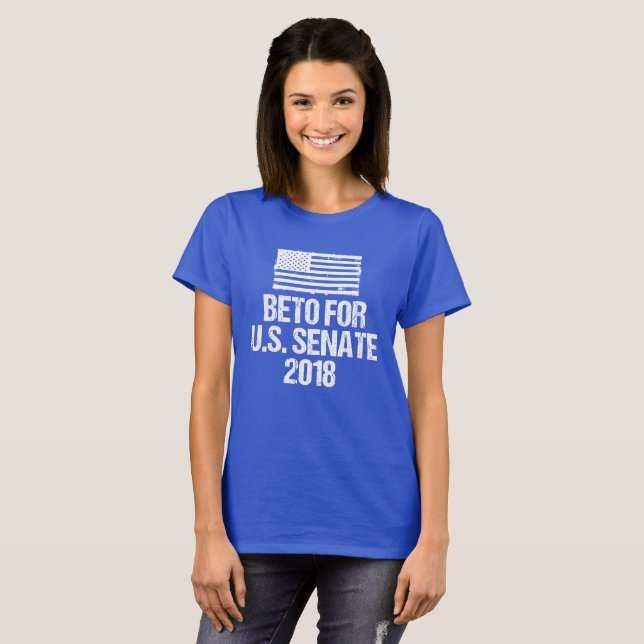 Beto for Senate 2018 Midterm Election T-Shirt (Front Full)