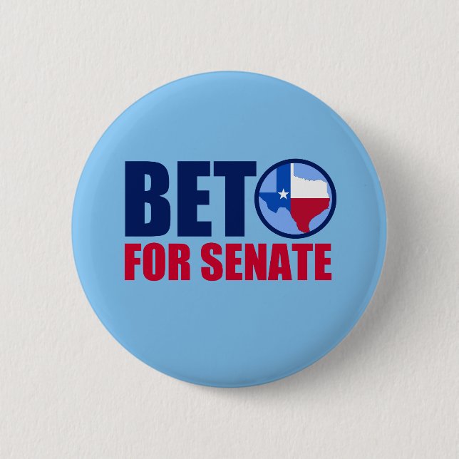 Beto for Texas Senate 2018 6 Cm Round Badge (Front)