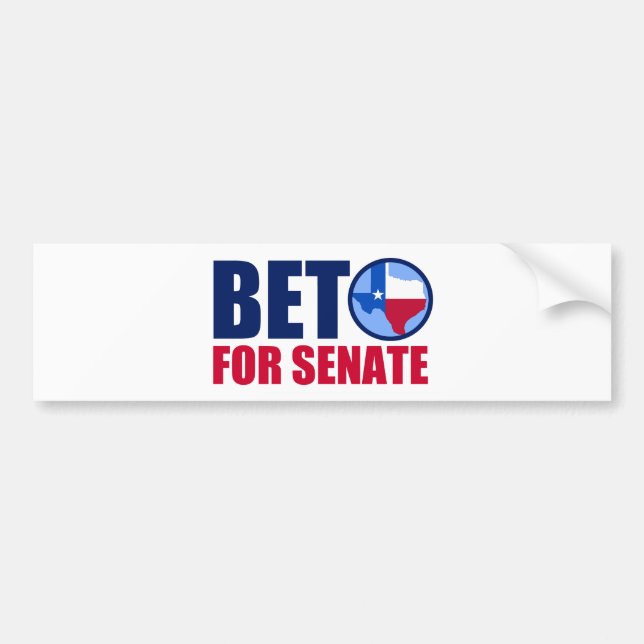 Beto for Texas Senate 2018 Bumper Sticker (Front)