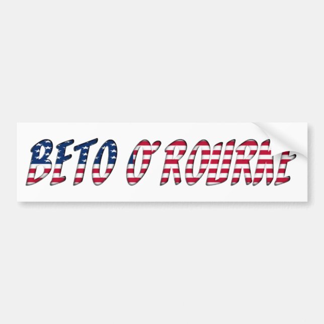 Beto O'Rourke Democrat Presidential Candidate 2020 Bumper Sticker (Front)