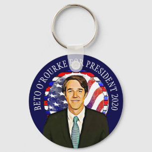Beto O'Rourke for President 2020 US Election Key Ring