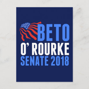 Beto O'Rourke for Senate 2018 Postcard