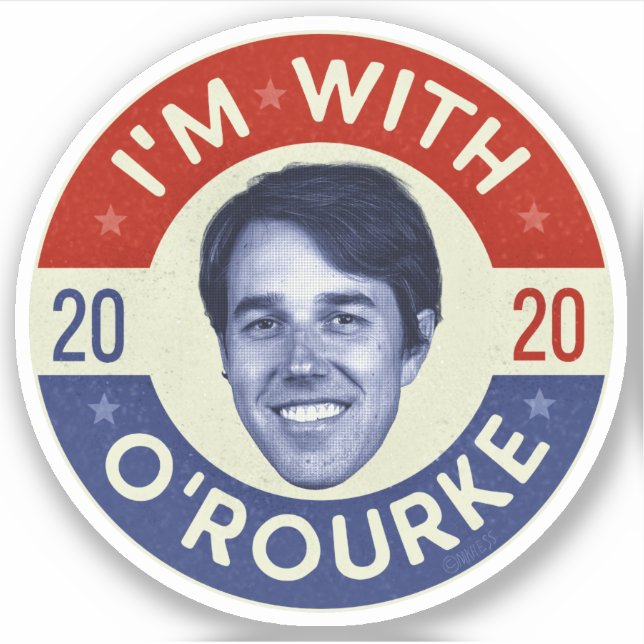 Beto O'Rourke President 2020 Democrat Photo Retro (Front)