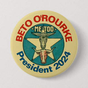 Beto O'Rourke President 2024 Button