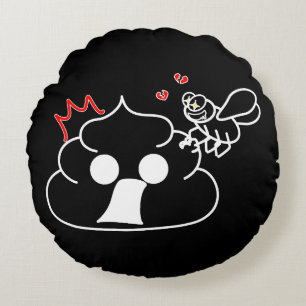 Betrayal - Brootsch the PooPoo Round Cushion