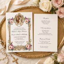 Betrothal Mary Joseph Catholic Wedding Floral