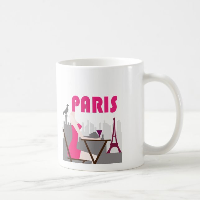 bets, Paris - France Eiffel TowerChamps Elysium… Coffee Mug (Right)