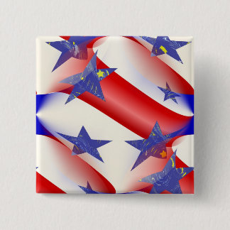 Betsy 15 Cm Square Badge
