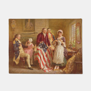 Betsy Ross, 1777 (American History) (USA Patriot) Doormat