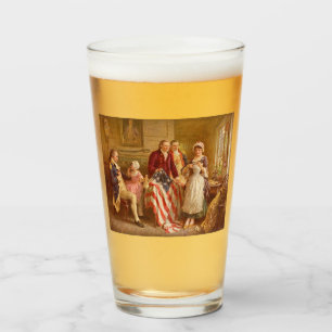 Betsy Ross, 1777 (American History) (USA Patriot) Glass