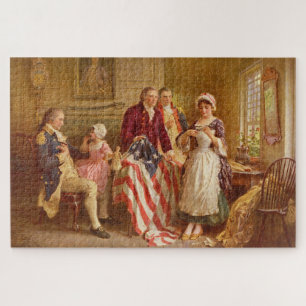 Betsy Ross, 1777 (American History) (USA Patriot) Jigsaw Puzzle