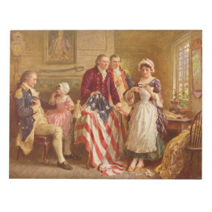 Betsy Ross, 1777 (American History) (USA Patriot) Notepad