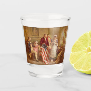 Betsy Ross, 1777 (American History) (USA Patriot) Shot Glass