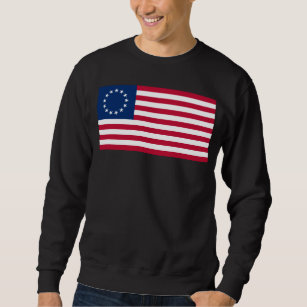Betsy Ross American Circle Flag Flag 13 Stars Sweatshirt