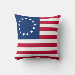 Betsy Ross American Flag Cushion
