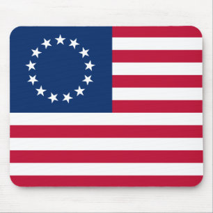 Betsy Ross American Flag Mouse Mat