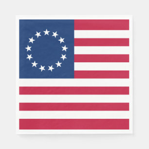 Betsy Ross American Flag Napkin