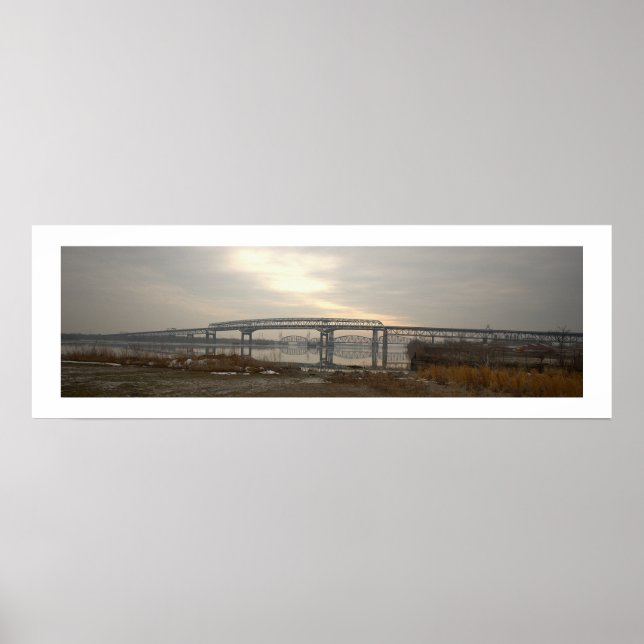 Betsy Ross Bridge Photo Poster (Front)