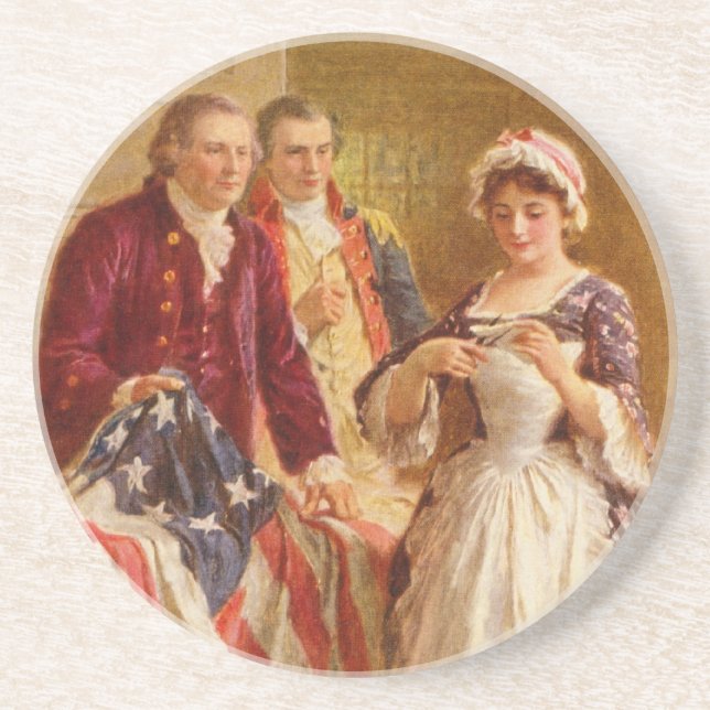Betsy Ross Coaster (Front)