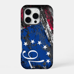Betsy Ross Flag 1776 Patriotic 4th of July iPhone 16 Pro Case