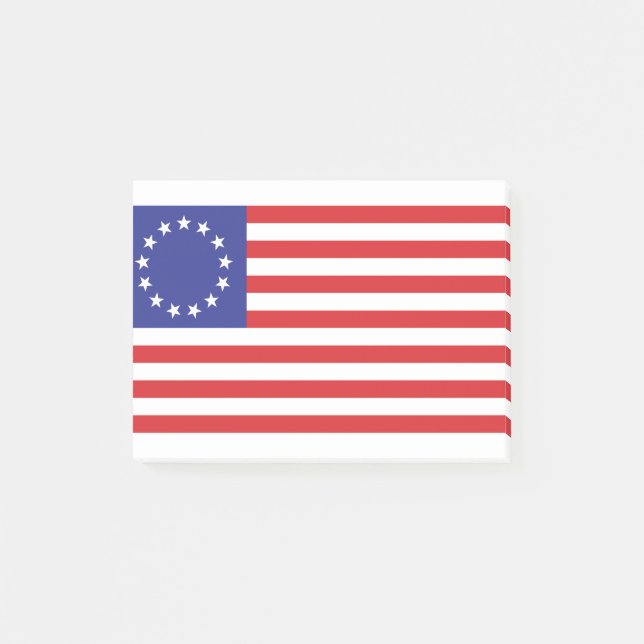 Betsy-Ross-Flag.-1776 Post-it Notes (Front)