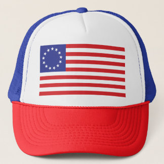 Betsy-Ross-Flag.-1776 Trucker Hat